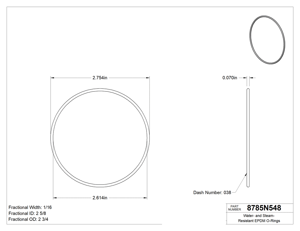 Technical drawing - 8785N548